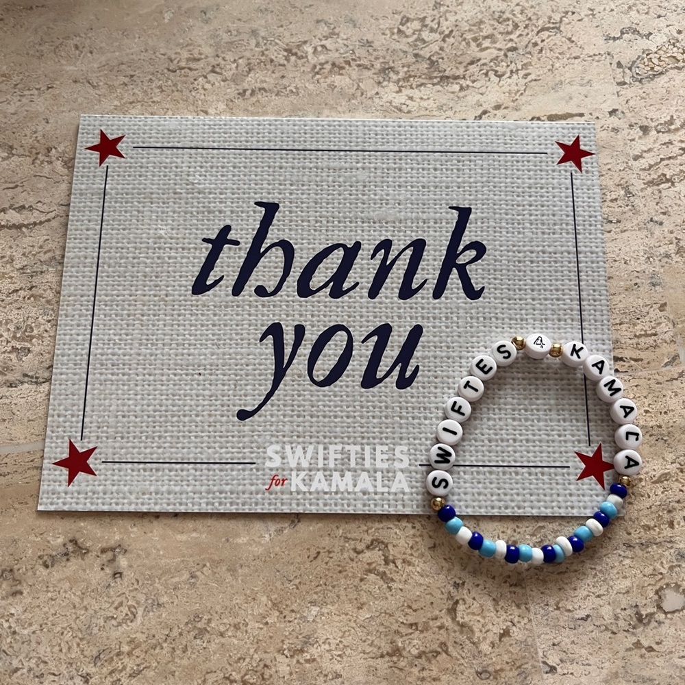 NWOT Swifties 4 Kamala Taylor Swift Friendship Bracelet